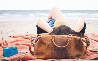 Leather Bags at the Beach | By Scaramanga