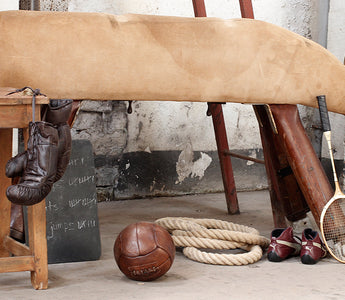 old school climbing rope gym furniture by scaramanga