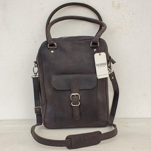 Hunter Leather Tote Bag - Sample