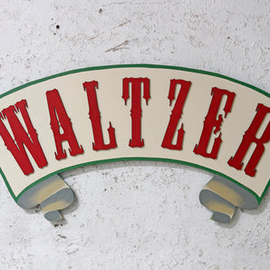 Fairground Waltzer Sign