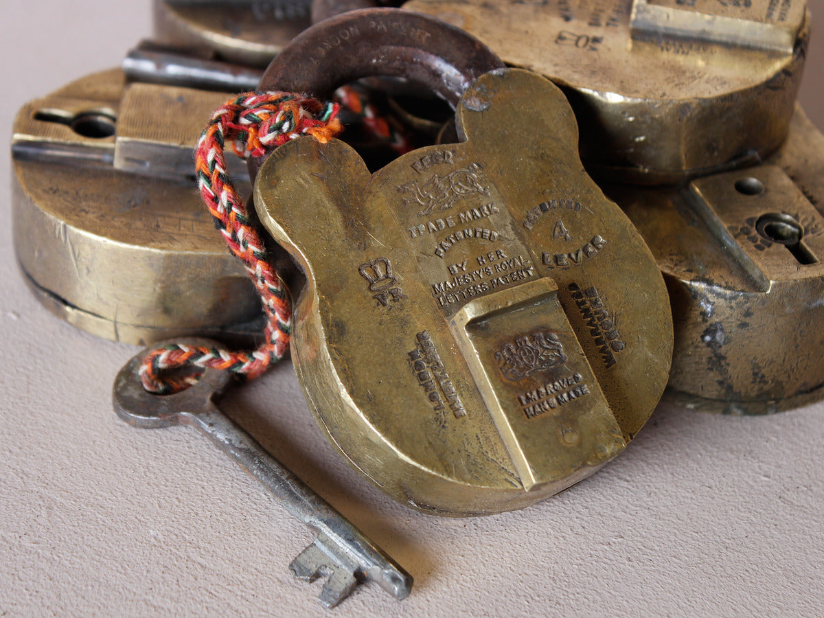 Vintage BRASS Padlock - Lock with Key - Brass Made - Best