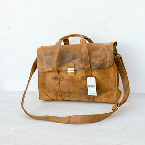 Carter Leather Bag - Sample