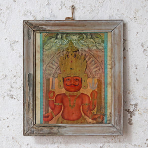 Vintage Indian Print - Hindu Wall Art