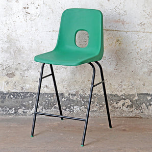 Tall Old School Chairs - Green