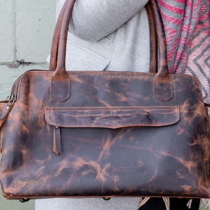 Leather Handbag - Sophia