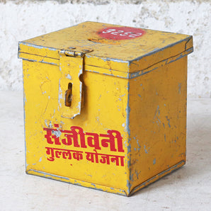 Old Yellow Money Box