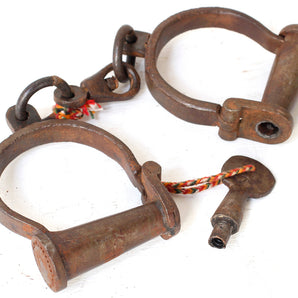Old Iron Handcuffs