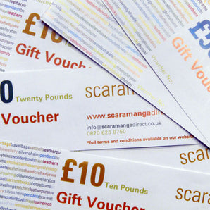 Scaramanga Electronic Gift Voucher £5 to £250