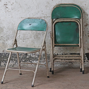 Vintage Metal Chair - Turquoise
