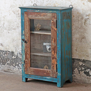 Shabby Chic Rustic Display Cabinet
