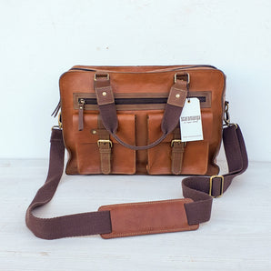 Orient Leather Flight Bag - Sample