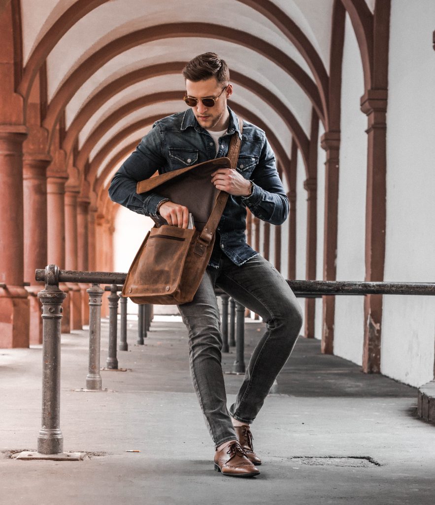 How to Wear a Crossbody Bag? A Guide for Men - The Jacket Maker Blog