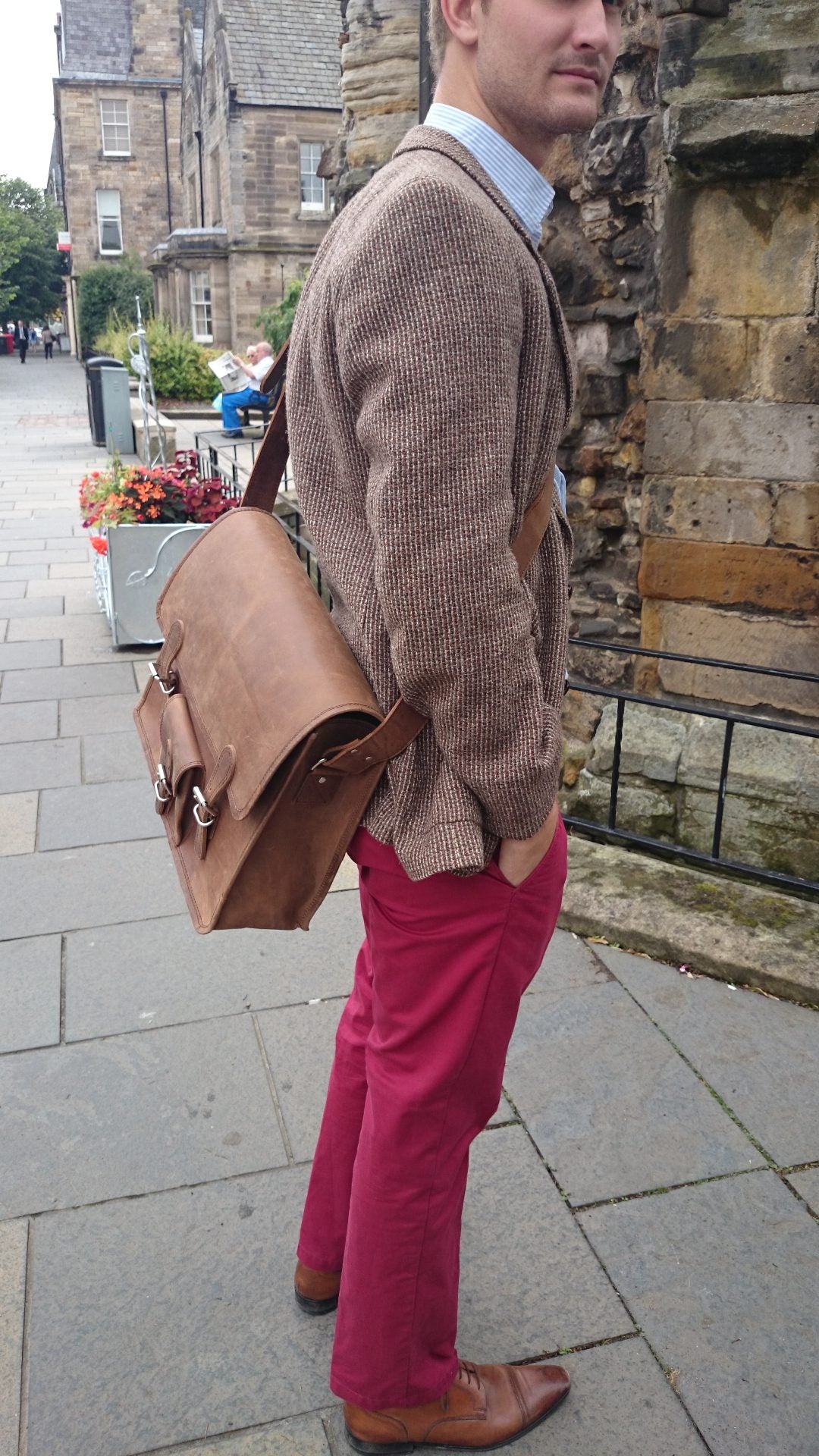Men&#39;s Vintage Leather Bags Define Smart Casual » Scaramanga
