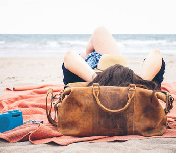Leather Bags at the Beach | By Scaramanga