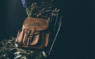 leather backpack by scaramanga photos by @danielabistrain