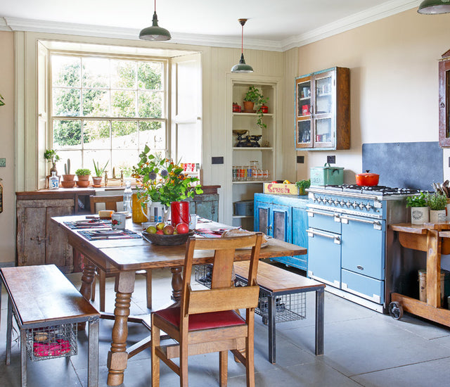 Vintage Kitchen Ideas Using Reclaimed Materials & Eclectic Styling