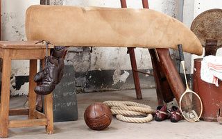 old school climbing rope gym furniture by scaramanga