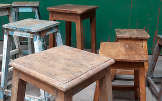 Vintage Wooden Stools