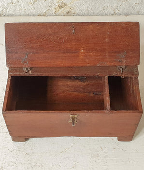 Small Old Indian Wooden Box