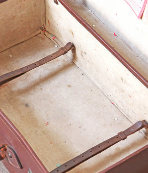 Vintage Leather Suitcase