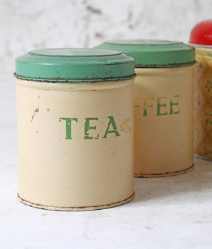 Vintage Tea and Coffee Tins