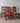 Antique Oak Dining Chairs - set of 4