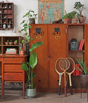 Vintage Gym Lockers - 3 Door