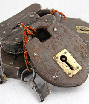 Antique Padlock - Extra Large Iron