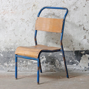 Blue Framed Child's Chair
