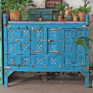 Vintage Blue Damchiya Cabinet