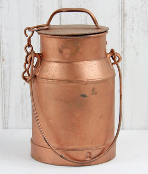 Copper Painted Metal Pot