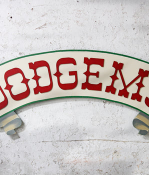 Dodgem Fairground Sign