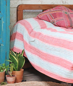 Stripe Bed Cover - Single