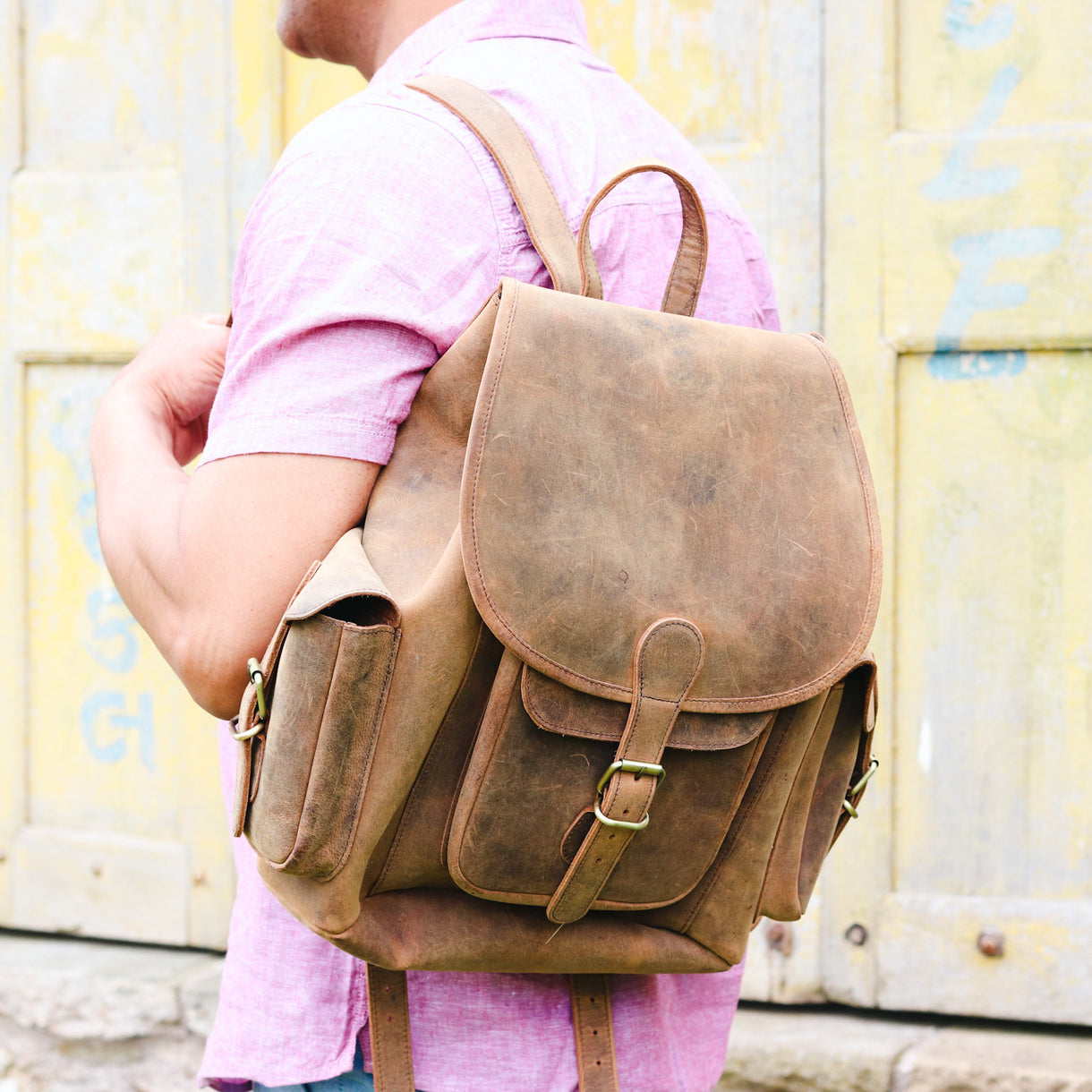 Leather Rucksack | Handmade By Experts | Scaramanga
