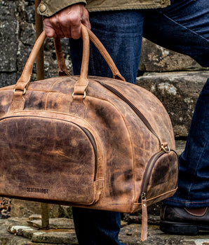 Leather Holdall For Men