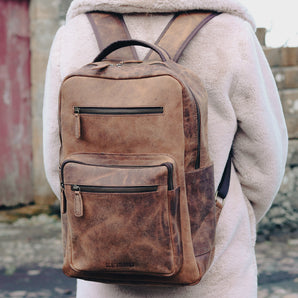 Women's Shackleton Leather Backpack - Large