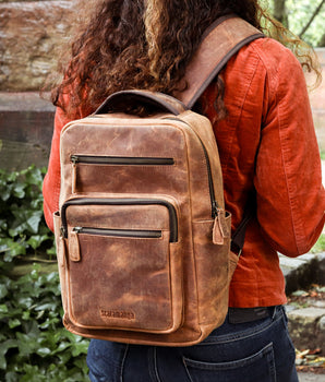 Women's Shackleton Leather Backpack - Small