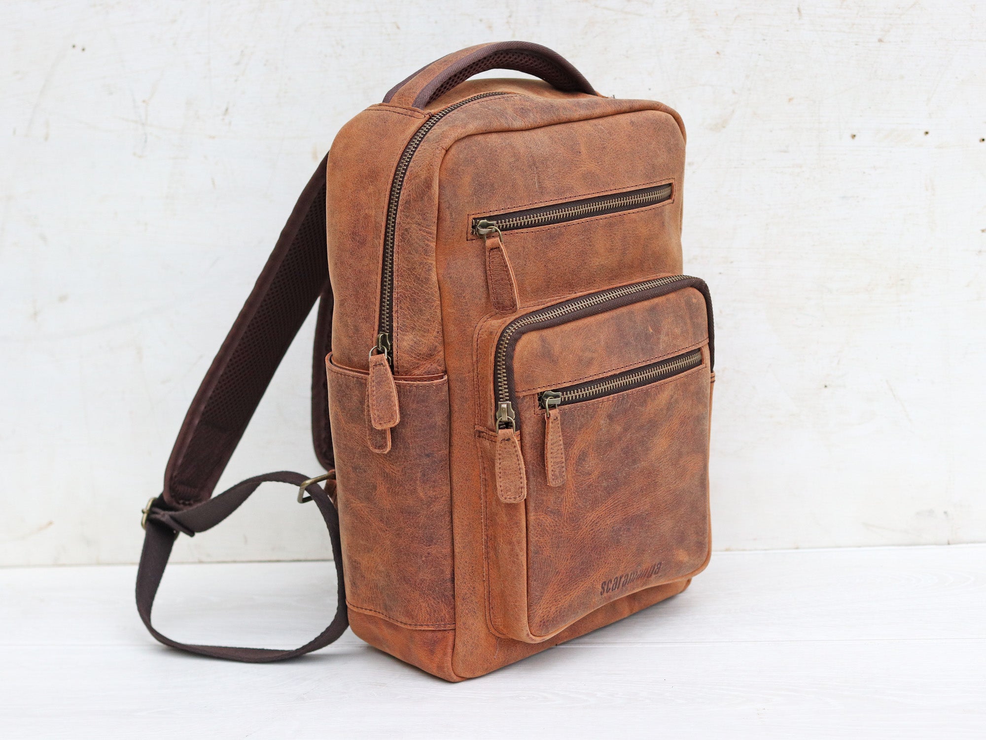 Men's Leather Backpack 2023 - Large | Free Delivery