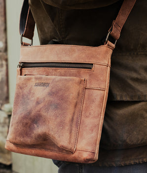 Men's Leather Shoulder Bag