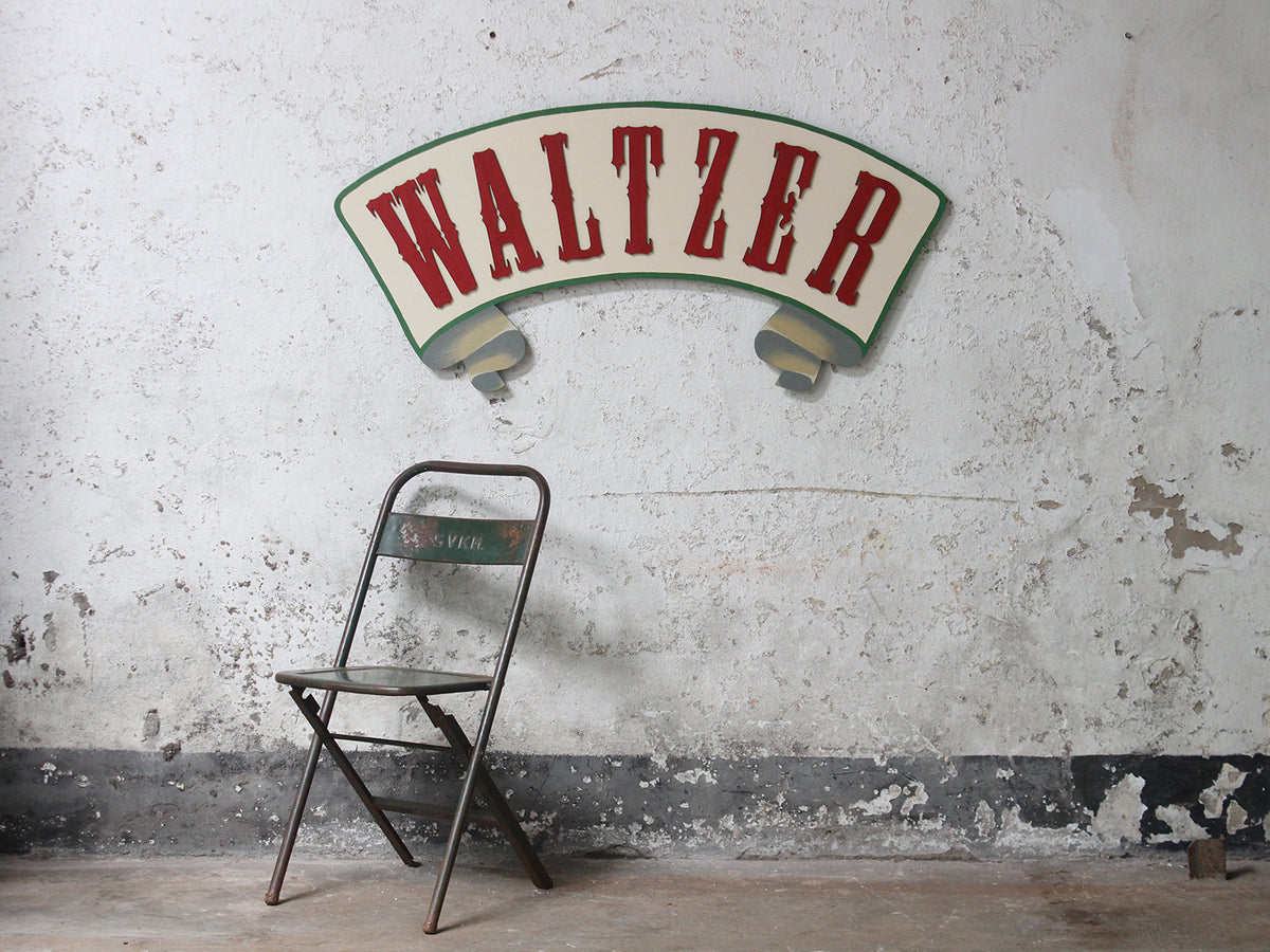 Fairground Waltzer Sign