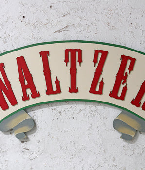 Fairground Waltzer Sign