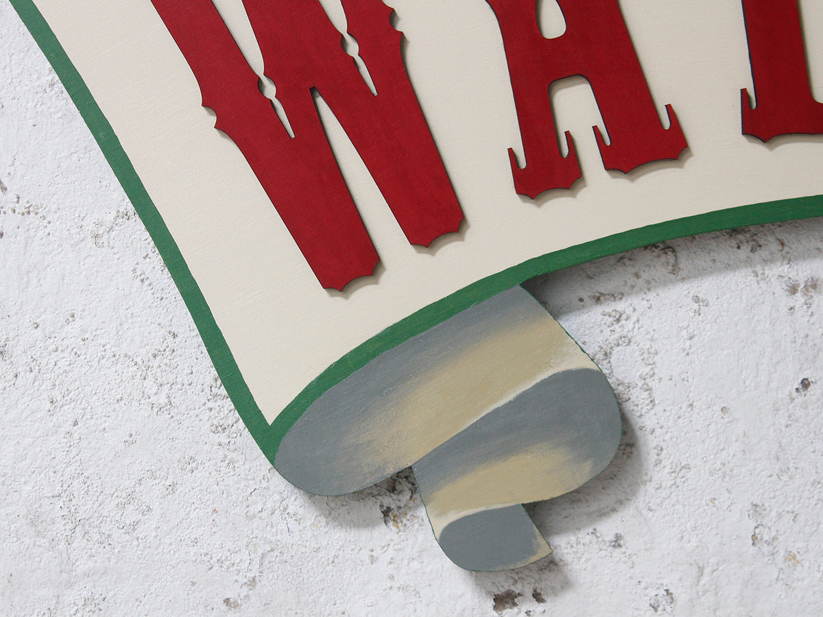 Waltzer Lettering Fairground Waltzer Sign