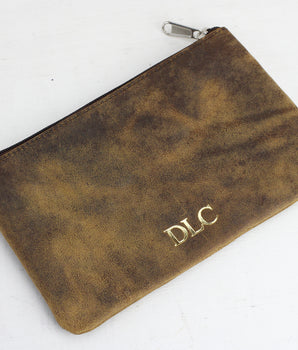 Large Leather Pencil Case