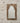 Rustic White Arch Framed Wall Mirror