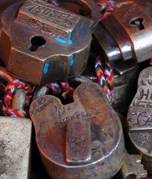 Medium Old Brass Padlock