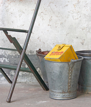Vintage Metal Bucket - Small