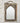 Rustic Arch Framed Wall Mirror - Off White