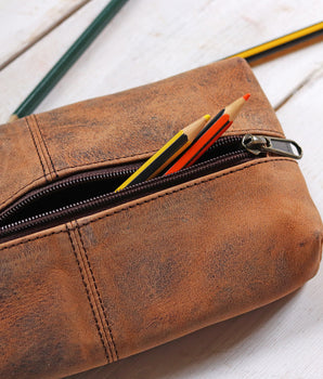 Leather Pencil Case