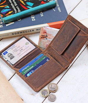 Men's Wallet with Coin Pocket