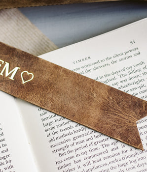 Classic Leather Bookmark